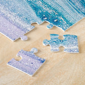 Ocean Art: Marmeren Agaat wervelt. Legpuzzel (Zijkant)