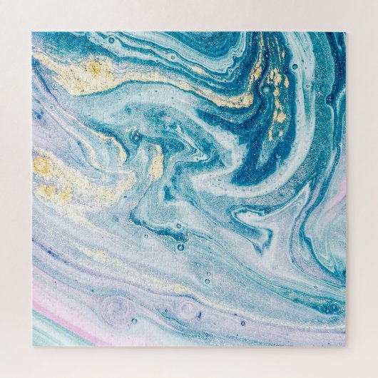 Ocean Art: Marmeren Agaat wervelt. Legpuzzel (Verticaal)