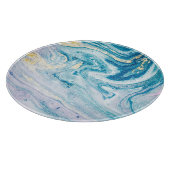 Ocean Art: Marmeren Agaat wervelt. Snijplank (Hoek)