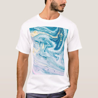 Ocean Art: Marmeren Agaat wervelt. T-shirt