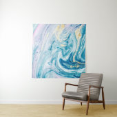 Ocean Art: Marmeren Agaat wervelt. Wandkleed (In Situ (horizontaal))