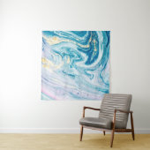 Ocean Art: Marmeren Agaat wervelt. Wandkleed (In situ)