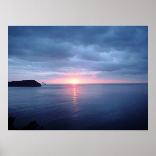 Ocean Artwork voor bureaus Poster (Voorkant)