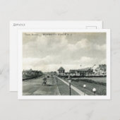Ocean Ave, Monmouth Beach NJ Vintage Briefkaart (Voorkant / Achterkant)