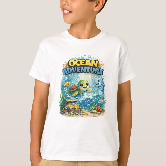 Ocean Avontuur T-shirt (Voorkant)