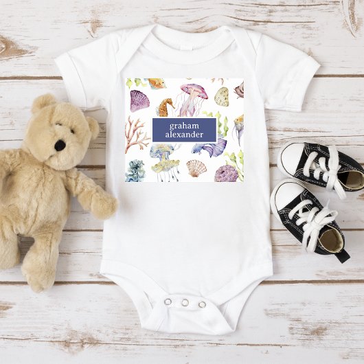 Ocean Baby Bodysuit