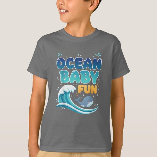OCEAN BABY  FUN T-SHIRT (Voorkant)
