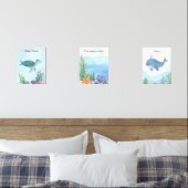 Ocean Baby Nursery Room Decor Muurkunst Sets (Slaapkamer)