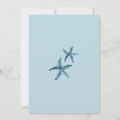 Ocean Baby Shower Invitation Kaart (Achterkant)
