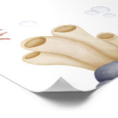 Ocean Baby shower Welkomstbord, Zee teken Poster (Hoek)