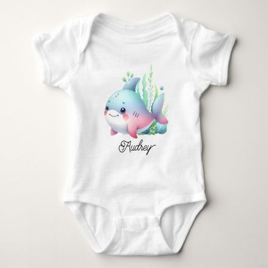 Ocean Baby Walvis Romper (Voorkant)