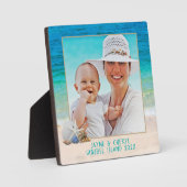 Ocean Background Seashells Standing Photo Lijst Fotoplaat (Voorkant)