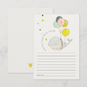 Ocean Balloon advies over de walvisvangst bij de m Informatiekaartje (Voorkant / Achterkant)