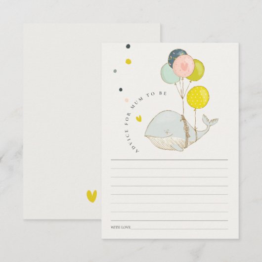 Ocean Balloon advies over de walvisvangst bij de m Informatiekaartje (Voorkant / Achterkant)