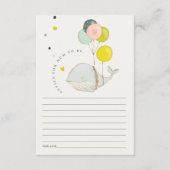 Ocean Balloon advies over de walvisvangst bij de m Informatiekaartje (Voorkant)