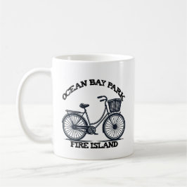 OCEAN BAY PARK Fire Island fiets zomer strand moed Koffiemok