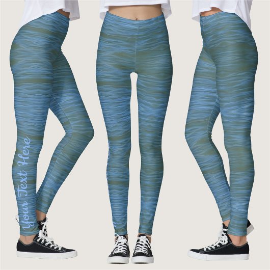 Ocean Bay Water Flow 0869 Leggings