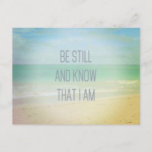 Ocean Be still and know that I Am Briefkaart