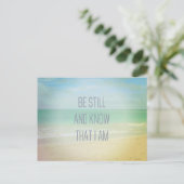 Ocean Be still and know that I Am Briefkaart (Staand voorkant)