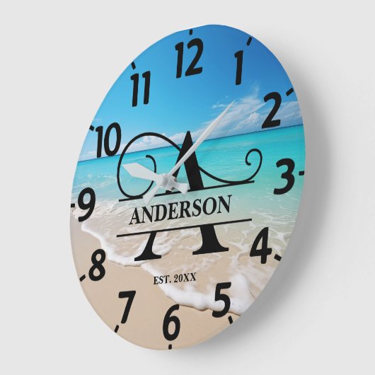 Ocean Beach A Monogram Grote Klok (Hoek)
