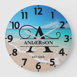 Ocean Beach A Monogram Grote Klok
