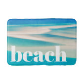 Ocean Beach Bath Mat Coastal Zee-geïnspireerd (Voorkant)