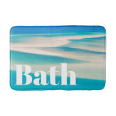 Ocean Beach Bath Mat Coastal Zee-geïnspireerd (Voorkant)