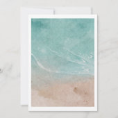 Ocean Beach begrafenis foto viering van het leven Kaart (Voorkant)