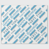 Ocean Beach Birthday Cadeaupapier (Vlak)