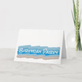 Ocean Beach Birthday Party Invitation (Voorkant)