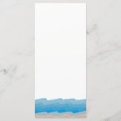 Ocean Beach Birthday Party Menu (Achterkant)