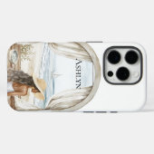 Ocean Beach Black Woman Case-Mate iPhone Case (Achterkant (horizontaal))