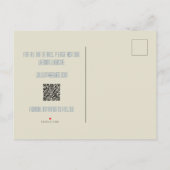 Ocean Beach Blend Save the Date Briefkaart (Achterkant)