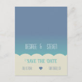 Ocean Beach Blend Save the Date Briefkaart (Voorkant)