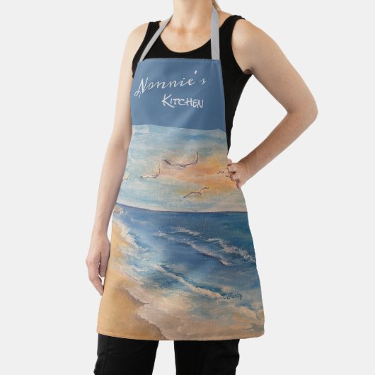 Ocean Beach Breeze Apron Schort (Insitu)