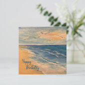 Ocean Beach Breeze Note Card Bedankkaart (Staand voorkant)