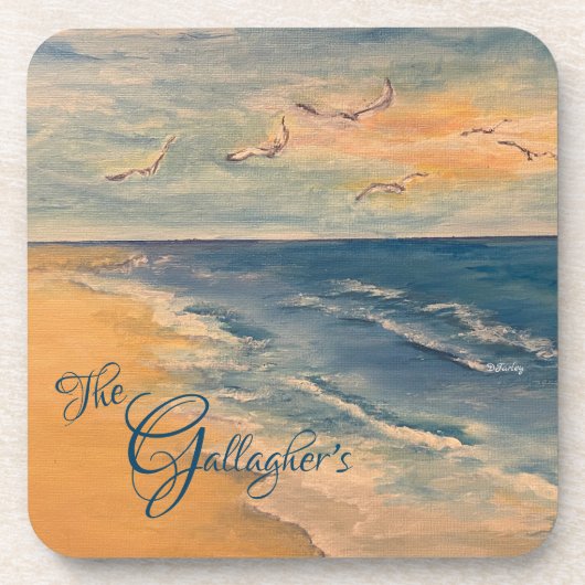 Ocean Beach Breeze Onderzetters (Voorkant)