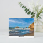 Ocean Beach Briefkaart (Staand voorkant)