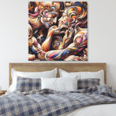 Ocean & Beach Canvas Painting – Coastal Style Wall (Insitu (Slaapkamer))