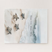 Ocean Beach Coast Sea Turtles Legpuzzel (Horizontaal)