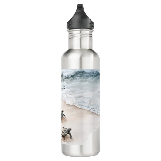 Ocean Beach Coast Sea Turtles Waterfles (Rechts)