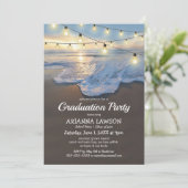 Ocean Beach Coastal 2025 Afstudeerfeest Kaart (Staand voorkant)