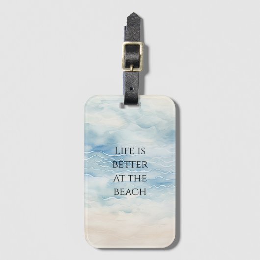 Ocean Beach Coastal   Bagagelabel (Voorkant (verticaal))