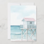 Ocean Beach Coastal Bridal Shower Kaart