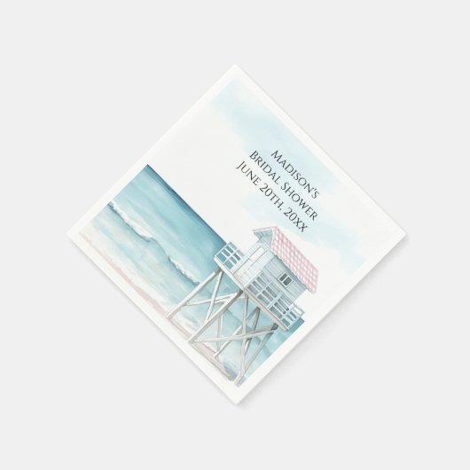 Ocean Beach Coastal Vrijgezellenfeest Servet (Hoek)