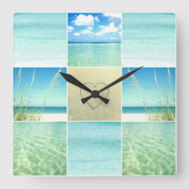 Ocean Beach Collage Wall klok