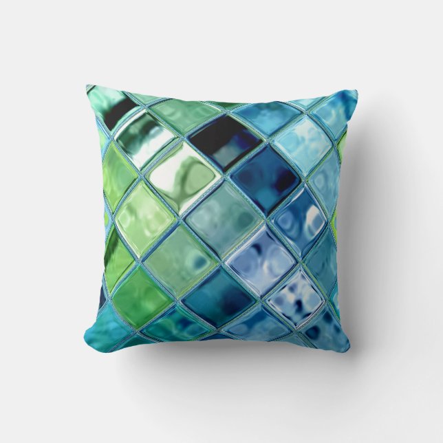 Ocean Beach Coted Kussens ~ home decor gift (Voorkant)