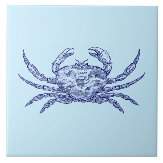 Ocean Beach Crab Tegeltje (Voorkant)