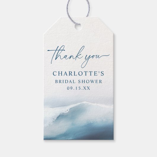 Ocean Beach Dank je wel Cadeaulabel (Voorkant)