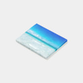 Ocean Beach decor in Blauwgroen Aqua Turquoise Blu Post-it® Notes (Schuin)